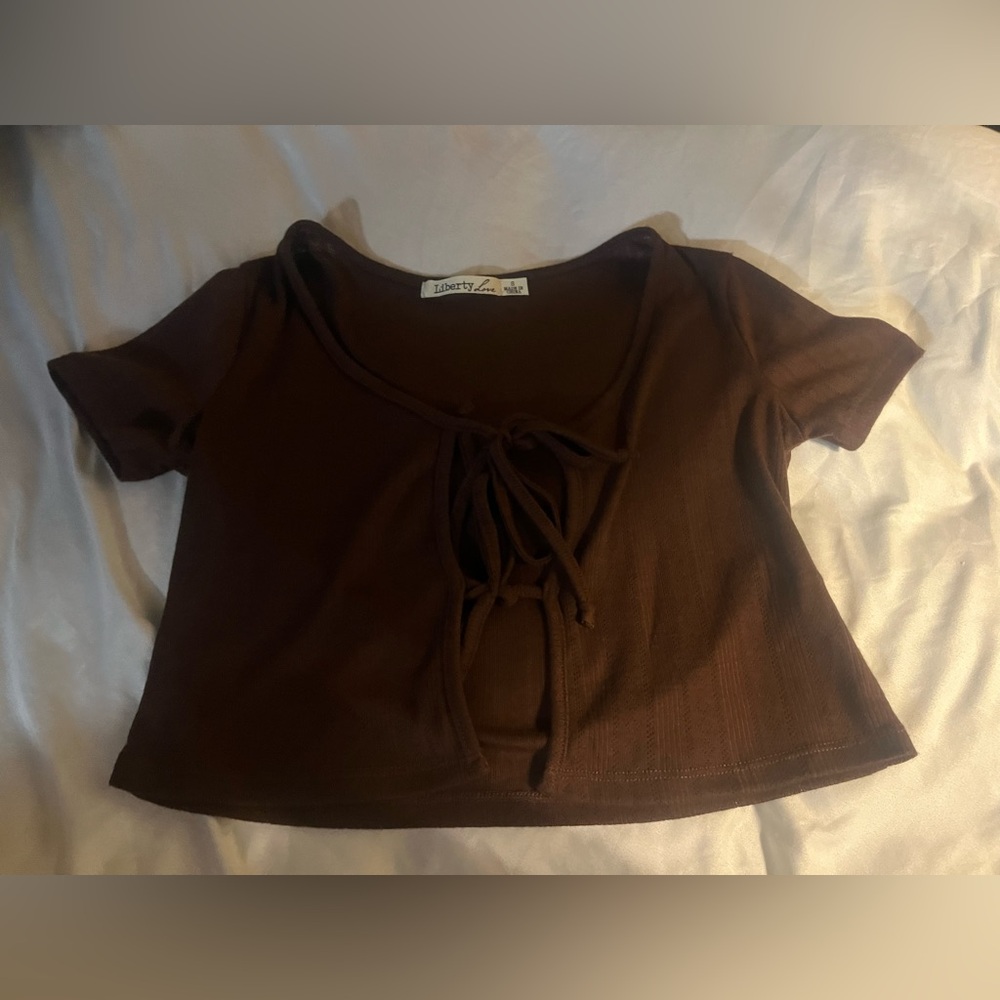 Liberty love crop top